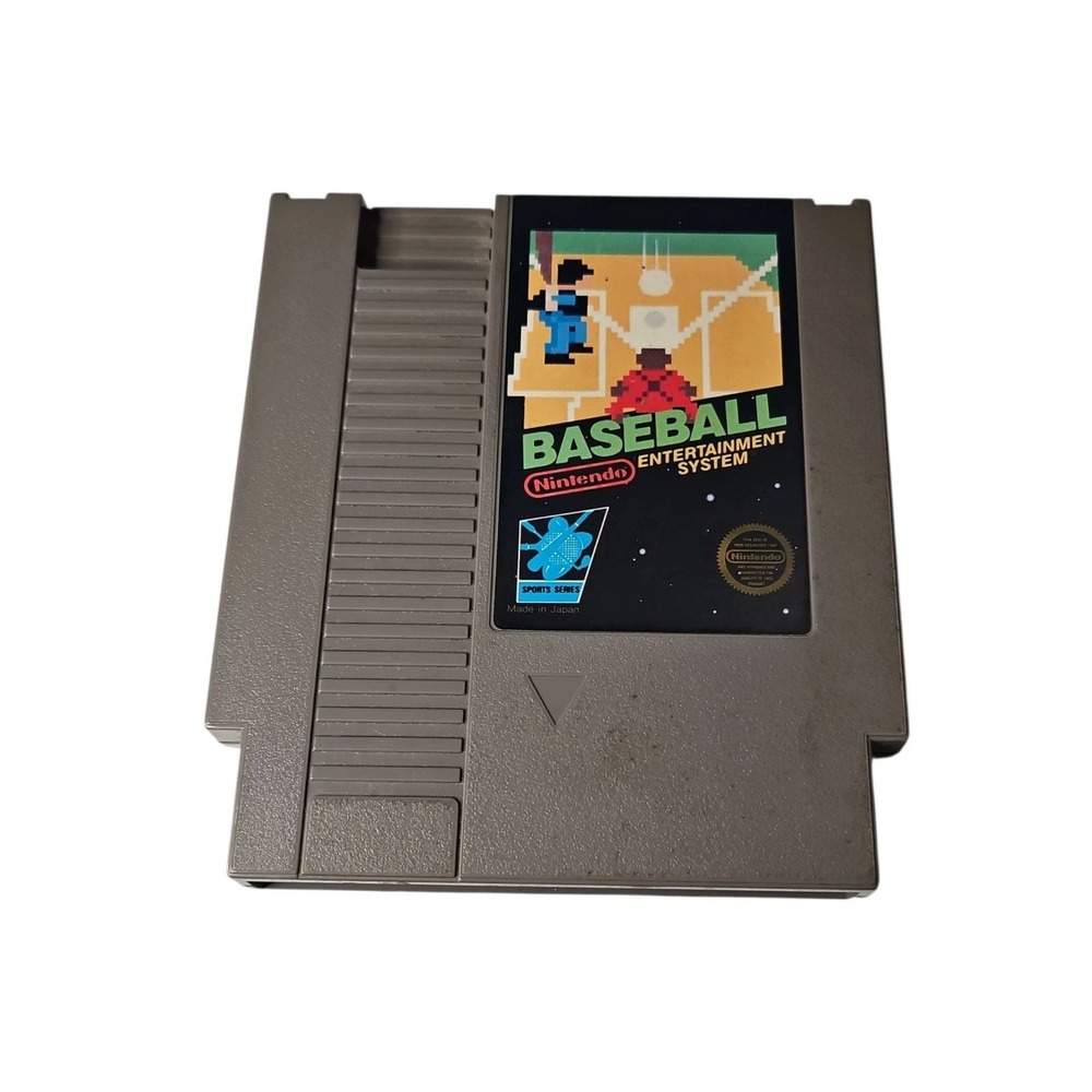 Nintendo Baseball NES Video Game Cartridge Black Box Sports Series NES-BA-USA